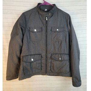 Peter Millar Light Weight Jacket in Dark Gray, sz Large